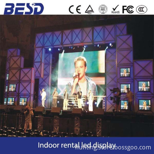 great light Epistar lamp DIP/SMD P10 rental outdoor Aluminum cabinet led display screen IP65 waterproof